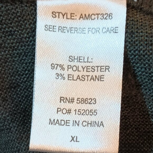 Wrapper Gray Cardigan Sweater XL with Belt Long Sleeved - Picture 8 of 9